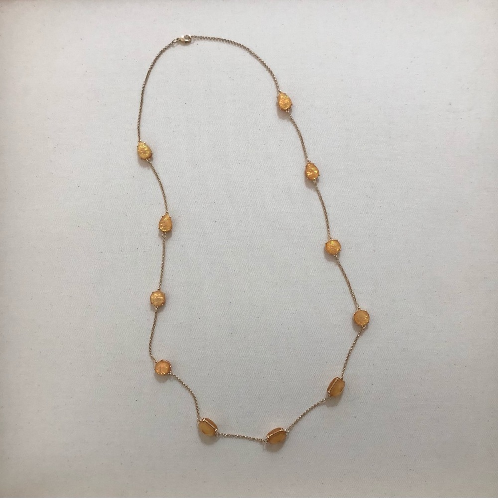 Yellow and gold (not real gold) necklace